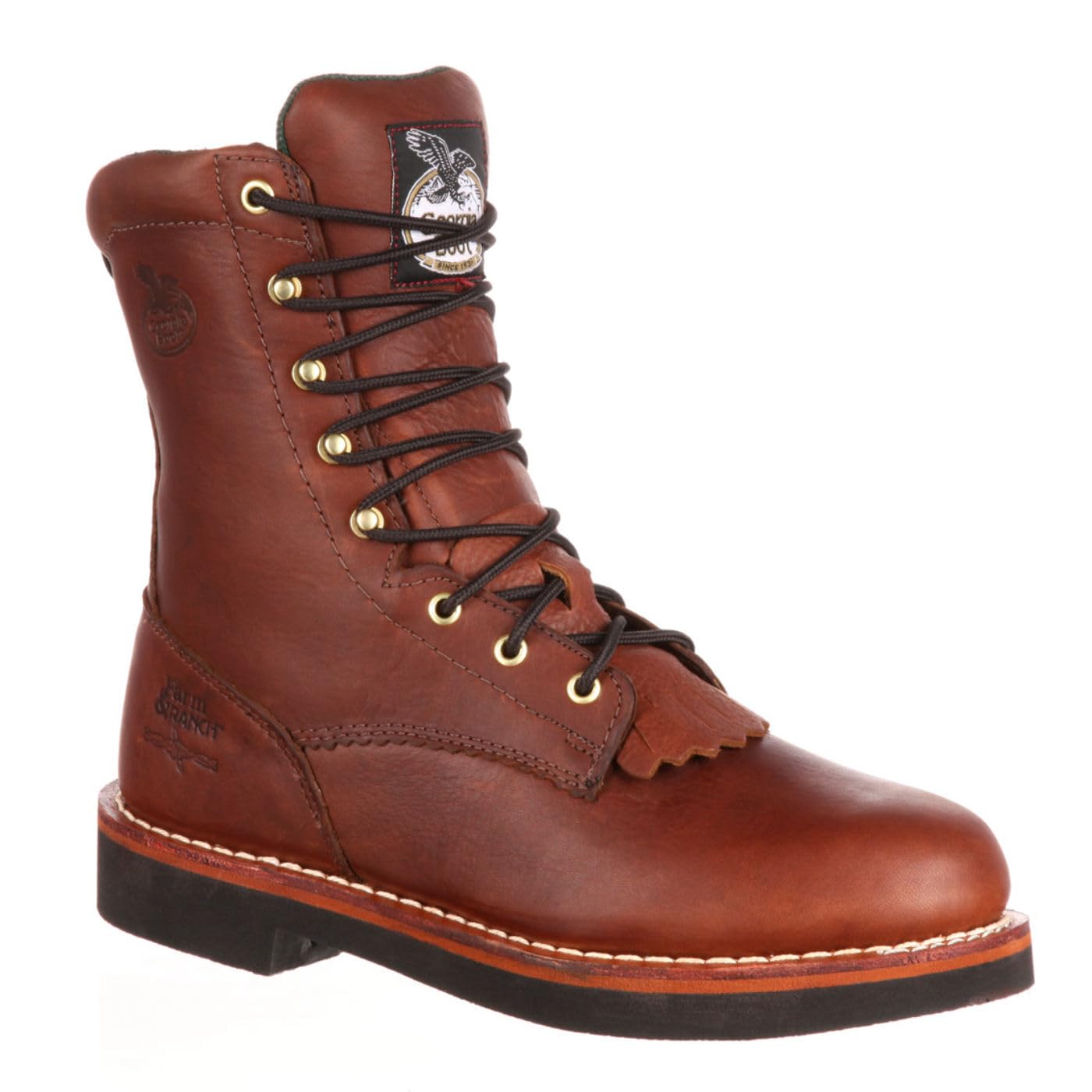 Georgia Boot Men's Farm and Ranch Lacer Work Boots - Image 8