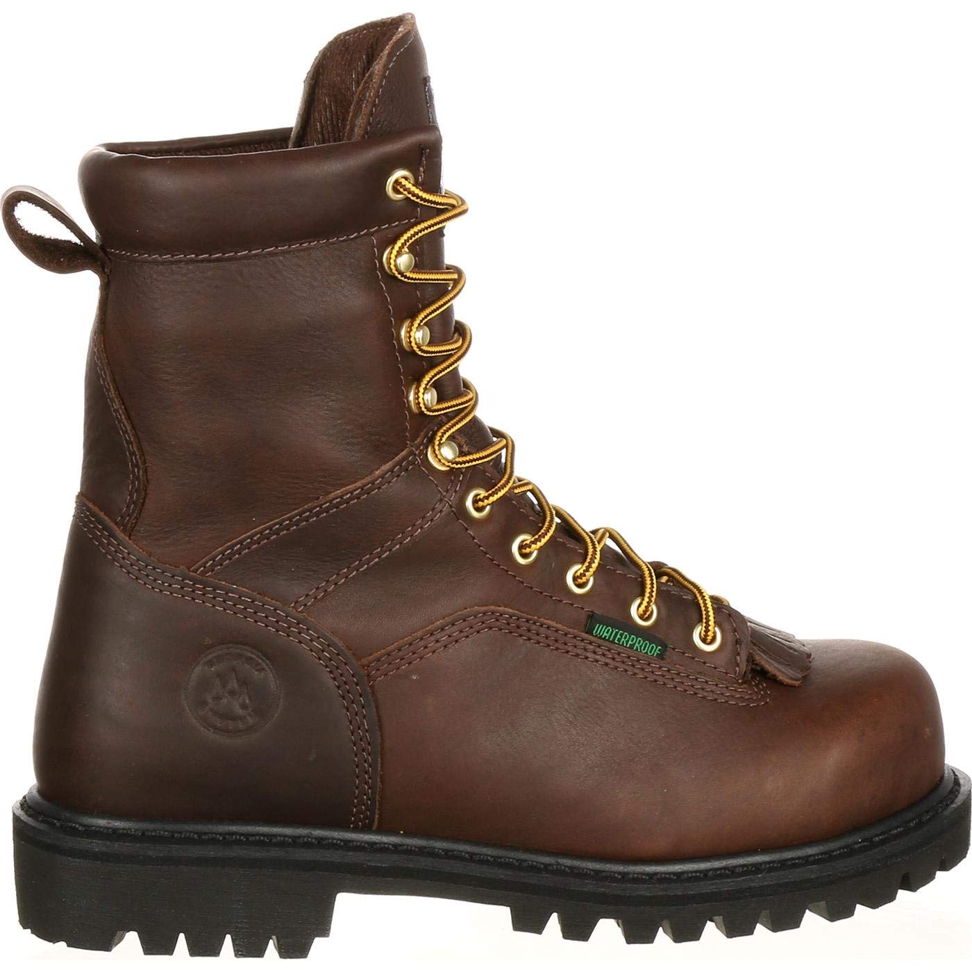 Georgia Boot Men's Lace-to-Toe Steel Toe Waterproof Work Boots - Image 7