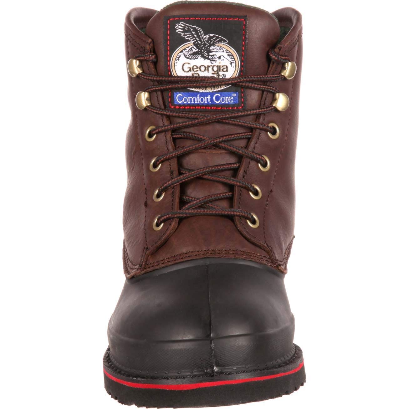 Georgia Boot Men's Muddog Steel Toe Wellington Work Boots - Image 4