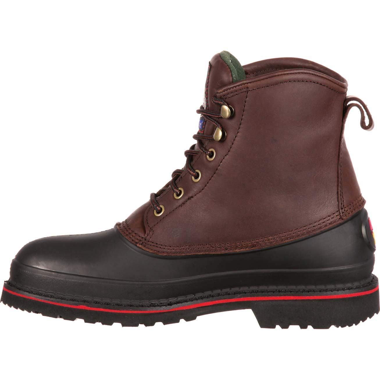 Georgia Boot Men's Muddog Steel Toe Wellington Work Boots - Image 6